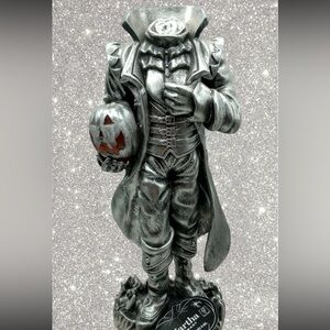 Martha Stewart Halloween Silver Headless Horseman LED Light up Decor new